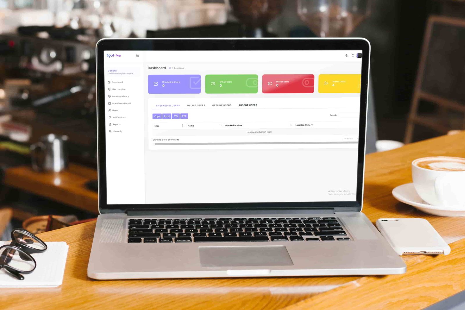 attendance management system development