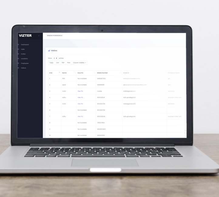 visitor management system development